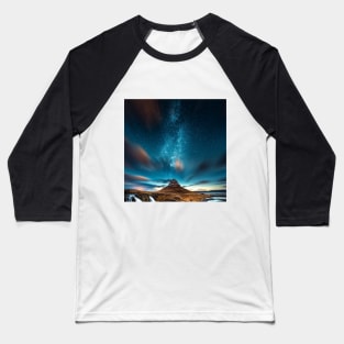 SCENERY 55 - Magical Milky Way Galaxy Night Sky Baseball T-Shirt